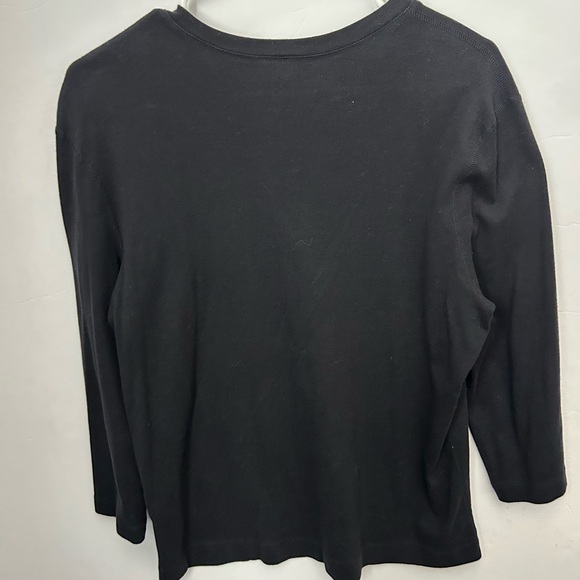 EVELYN & ARTHUR collab 3 dots basic black 
Classic Black Women's Top XL - Picture 4 of 4
